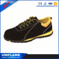 Zapatos de seguridad deportivos de cuero de gamuza de marca ligera Ufa089